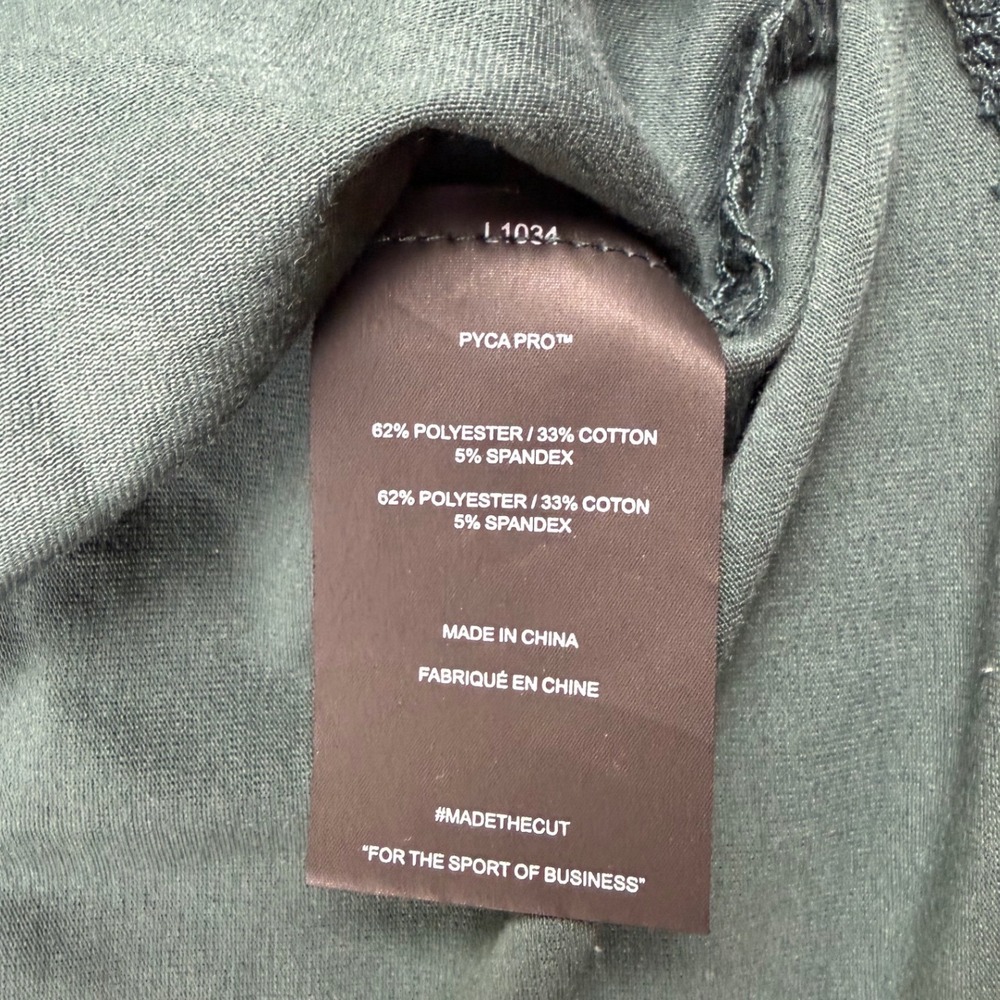 Cuts Clothing Mens Curve-Hem T-Shirt Pyca Pro green Short Sleeve Size M - Picture 5 of 5